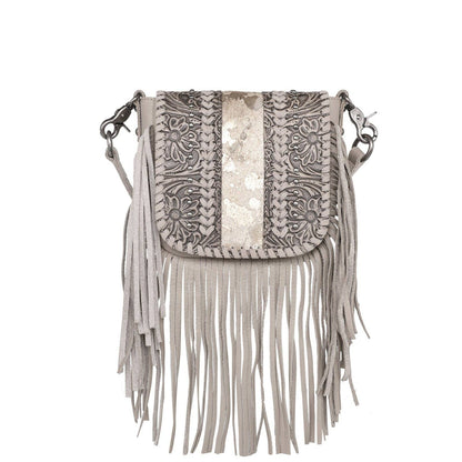 Montana West Genuine Leather Fringe Tooled Collection