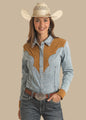 Panhandle Slim Women's Western Yoke Snap Shirt