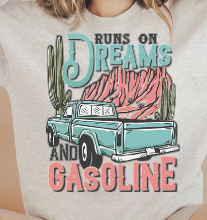 Western Dreams and Gasoline T-Shirt