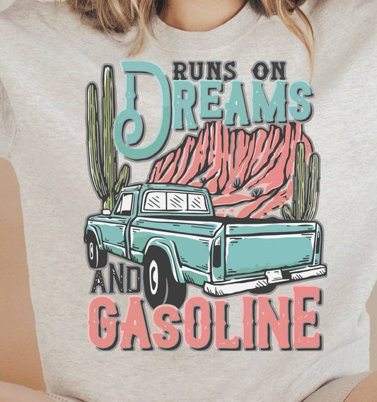 Western Dreams and Gasoline T-Shirt