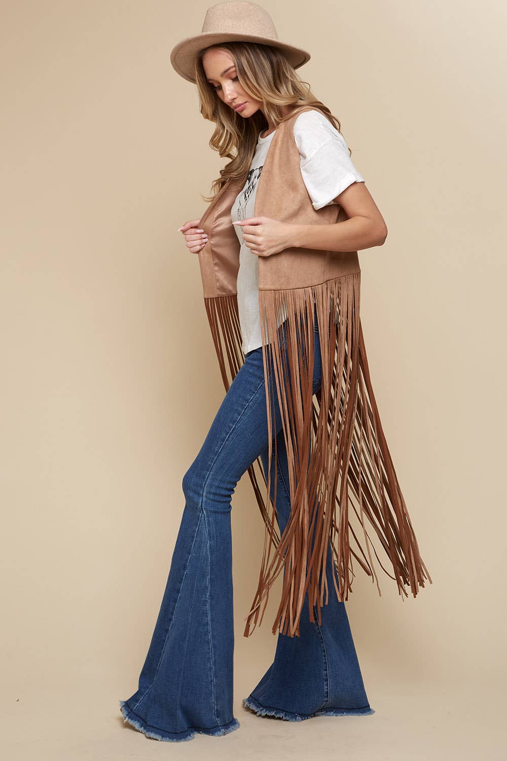 Fringe Suede Vest