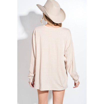 Oh What Fun It Is to Ride long sleeve oversized top