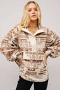 The Beth Oversized Aztec Pullover