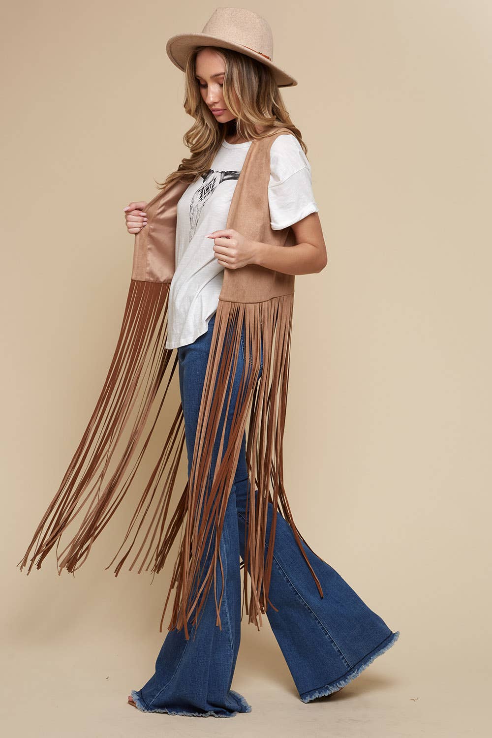 Fringe Suede Vest