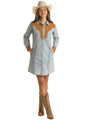 Panhandle Slim Ladies Denim Dress with Western Yoke