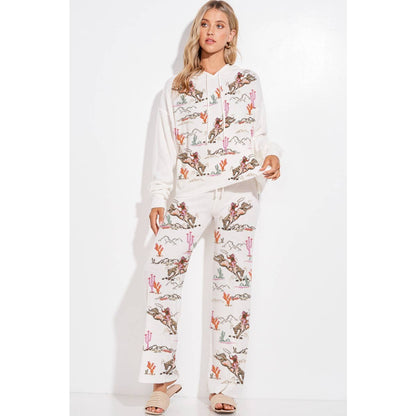 Desert Cowgirl Soft Hoodie Loungewear Set