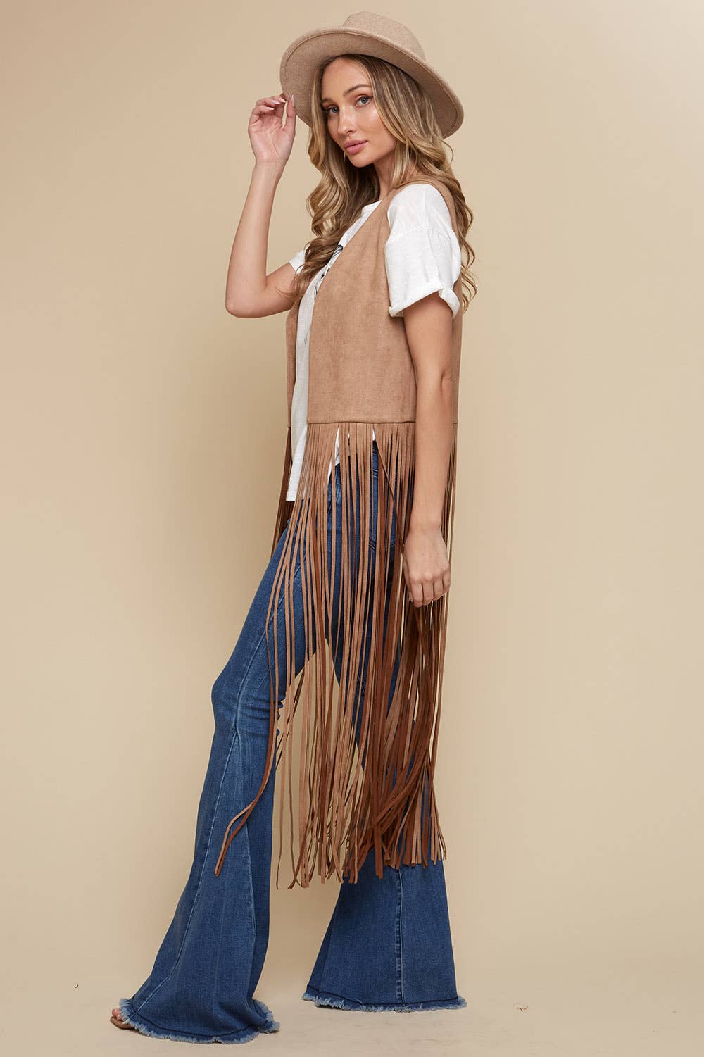 Fringe Suede Vest