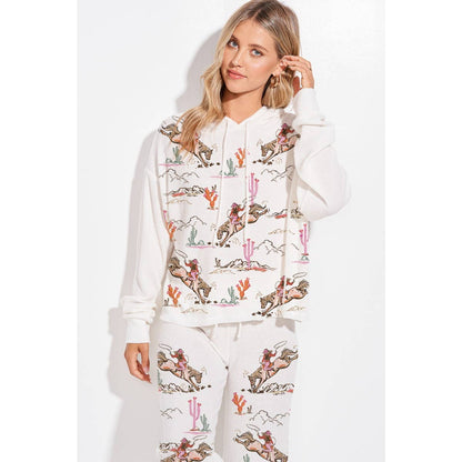 Desert Cowgirl Soft Hoodie Loungewear Set